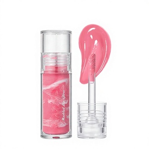 MLM Wholesale Long Lasting Moisturizing Vegan Liquid <b>Lip</b> Gloss Marble Grain Packaging Six Colors <b>Lip</b> Glaze liquid <b>lip</b> gloss - Product Image 3
