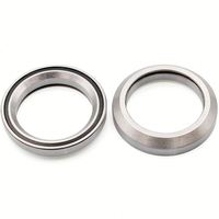YOCH Set Headset Sepeda BMX Bantalan Baja Krom Satu Baris 41.8*30.5*8mm 45/45 Derajat Tahan Lama MH-P08H8 ACB845H8