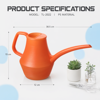 Desain Botol Penyiram Tanaman Bahan PS Pot Penyiram Kebun Grosir Ekspor Pasokan Eceran