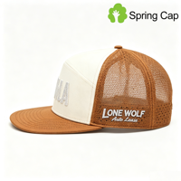 Gorra de Pickleball Personalizada con Bordado de Cadena, Impermeable, Flotante, con Parche de PVC, Ajustable, para Hombre, para Actividades al Aire Libre