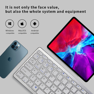 Teclado y Ratón Inalámbricos Ultrafinos de 99 Teclas, Juego de Teclado y Ratón Recargables por Bluetooth con Teclado Numérico - Product Image 2