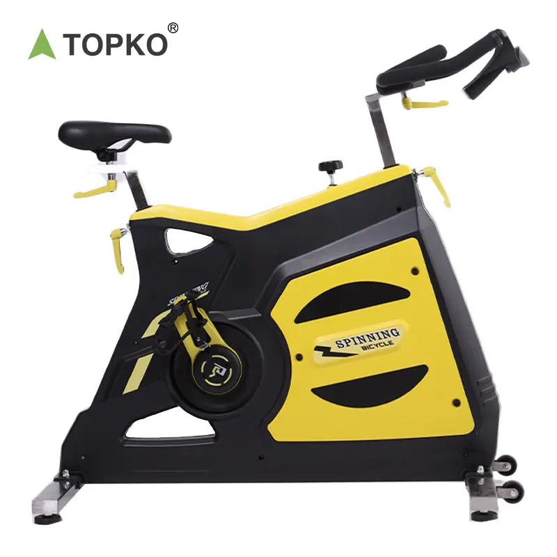 TOPKO GYM มืออาชีพไดนามิกจักรยานลดน้ําหนัก/ลดน้ําหนักอุปกรณ์ฟิตเนสการควบคุมแม่เหล็กในร่ม Aerobic ปั่นจักรยาน