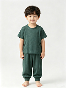 Magliette in Cotone Lavorato a Maglia Personalizzabili per Bambini, Top Casual per Ragazzi e Ragazze - Product Image 3
