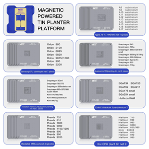 MaAnt C1 BGA Reballing Stencil piattaforma stagno piantatura Chip maglia in acciaio per iPhone A8-A17 scheda madre MTK EMMC Qualcomm HUAWEI <span class=keywords><strong>CPU</strong></span> - Product Image 2