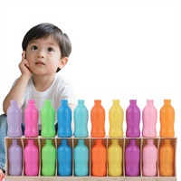 Jeu de bouteilles en plastique amusant pour enfants, jeu de mémoire des couleurs, jeu de correspondance des boissons, exercice tactile, jouets éducatifs pour le cerveau