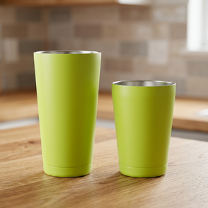 Shaker Boston en acier inoxydable vert, shaker à cocktails en deux parties, outil de bar, base brillante, forme 18 et 28 oz - Product Image 4