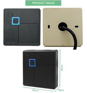 Tần Số Kép Wiegand RFID Đầu đọc thẻ thông minh cho 125Khz + 13.56MHz em + MF thẻ wg26/34 đầu ra kiểm soát truy cập đầu đọc thẻ - Product Image 4