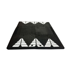แผ่นยางชะลอความเร็วคุณภาพสูงสีแดงสำหรับจราจรและถนน - Product Image 5