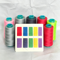 Fils à coudre en polyester 100% formés, couleurs de teinture de qualité supérieure, 20s, 2 brins, 3 brins