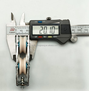 UPVC cửa bánh xe nhiệm vụ nặng nề ròng rọc cho cửa trượt cửa sổ trượt bánh xe lăn - Product Image 5