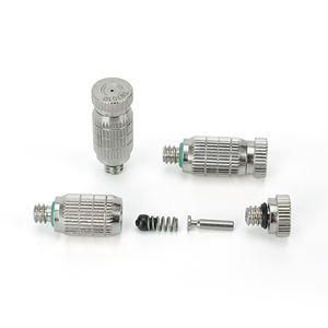 3/16" Fog <strong>Mist</strong> <strong>Nozzle</strong> <strong>Mist</strong> System <strong>Mist</strong> Cooling <strong>Nozzle</strong> for Garden Cooling Greenhouse Humudification Dust Removal - Product Image 1