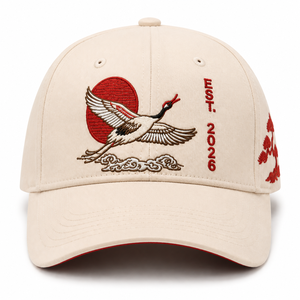 Gorras de Béisbol Deportivas para Hombre, Transpirables, Blancas y Rojas, Ajustables, de 5/6 Paneles, con Logotipo Bordado en 3D - Product Image 1