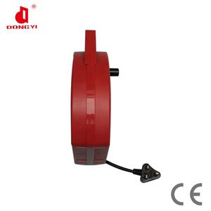 Enrouleur de câble d'alimentation 25FT 15A avec 4 prises, disjoncteur, câble SJTW pour usage domestique, types de terminaison NEMA femelle et BS mâle 13A - Product Image 6