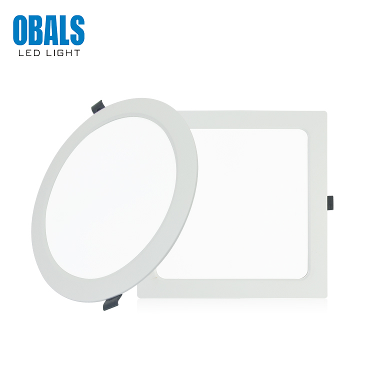 Ультратонкий Круглый квадратный алюминиевый SMD тонкий потолочный Встраиваемый светодиодный панельный светильник OBALS 4 Вт 6 Вт 9 Вт 15 Вт 20 Вт