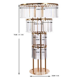 Y-Q002 Luxury Gold Table Centerpieces <strong>Wedding</strong> <strong>Decorations</strong> Flower Stand Silver Table Centerpiece for <strong>Wedding</strong> Table <strong>Decoration</strong> - Product Image 5