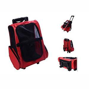 Free Sample Pet Rolling Carrier <b>Backpack</b> <b>Dog</b> Wheel Around Cat Luggage Bag Pet Travel Carrier Roller - Product Image 2