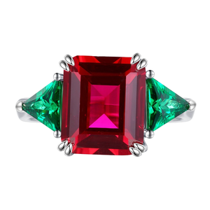 Bague en pierre précieuse en forme de chien Norwich Terrier, bague solitaire en cristal taillé sur mesure haut de gamme - Product Image 1