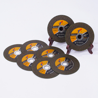 TIANPENG T41 4.5 Inch 115mm Cakram Abrasif Kekerasan Tinggi Diameter Dalam 22.23mm Minimal Burr untuk Pemotongan Lembaran Baja Tahan Karat
