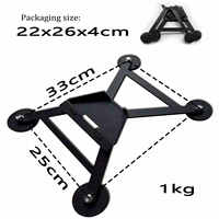 Support magnétique pour voiture en acier au carbone durable et résistant, revêtement poudré écologique et imperméable, kit de fixation à ventouse Starlink Mini