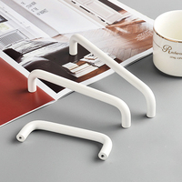 Poignées de tirage en T modernes en alliage d'aluminium blanc pour armoires de cuisine, chambres, entrepôts, meubles de salon et tiroirs de commodes