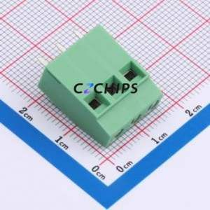 1731831 Screw Terminal Block Through hole Component (THT),P=5.08mm Connector 5.08mm Green Through Hole 3P - Product Image 1