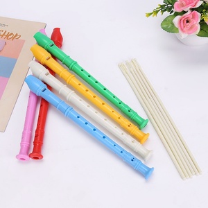 Flauta de Plástico de Ocho Orificios Colorida, Nuevo Set de Instrumentos de Educación Temprana, Juguete Musical de Simulación de 6 Piezas, Enseñanza Musical para Jardín de Infancia - Product Image 2