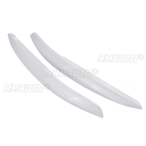 1 Paire de Couvre-Phares de Voiture en ABS, Style Sourcils, pour VW POLO MK5 2011 2012 2013 2014-2018, Accessoire de Stylisation Automobile - Product Image 4