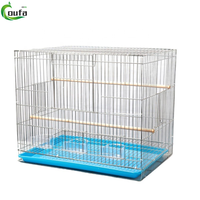 Cage en fer pliable grand format avec poignée pour perroquets et petits oiseaux, idéale pour l'élevage - Vente en gros
