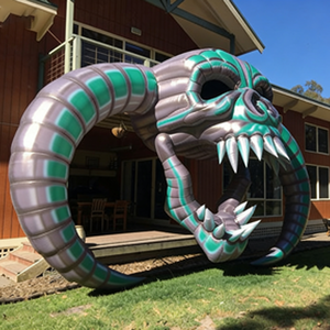 Modello Gonfiabile Pubblicitario Elefante Blu in Tessuto Oxford, Logo Personalizzabile per Eventi di Apertura Negozio, Decorazioni e Forniture per Attrazioni - Product Image 5