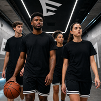 T-shirts 100 % coton sur mesure, vente en gros, longueur, largeur de poitrine, tissu et GSM personnalisables pour marques de vêtements