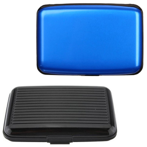 Custom Logo Aluminum RFID Blocking Slim <b>Metal</b> <b>Wallet</b> with Waterproof Luxury Design & Anti-counterfeiting for Corporate Gifts - Product Image 2