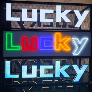 Lettere Luminose LED RGB 3D Personalizzate da 4, 5, 6 Piedi, da A a Z e Numeri, con Ritagli Laterali, Insegna Luminosa Frontale - Product Image 5