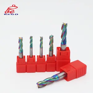 Bego New Arrival 2 Flute 4 Flute Square Flat Cnc Milling Cutter Fresa Solid Carbide End Mill