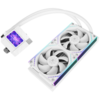 Refroidisseur AIO Thermalright Core Matrix 240 VISION ARGB BLANC avec écran 2 pouces 320x240, deux ventilateurs 2000 tr/min pour LGA1700 AM5