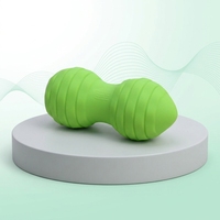 Balle de massage électrique aux noix de cajou, 5 vitesses de vibration, rouleau de relaxation musculaire pour le corps, soulagement de la fasciite plantaire et de la sciatique, sans fil, 15