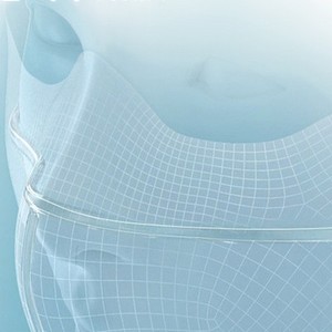 Casquette de sport en soie glacée écologique avec logo personnalisé, protection solaire et masque facial avec impression sérigraphiée - Product Image 4