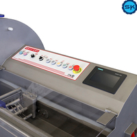 Trancheuse à viande industrielle automatique avec lame en acier inoxydable 304
