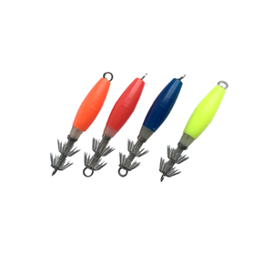 15G 100mm Vivid <span class=keywords><strong>Egi</strong></span> señuelo colorido luminoso Artificial Jigging Camarón cebo pesca en aguas profundas Metal pulpo calamar anzuelo para lubina - Product Image 3