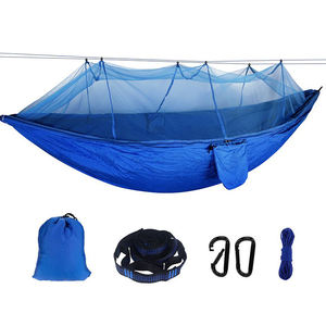 Hamaca de nailon para acampar al aire libre con paracaídas 210T portátil ligera de alta calidad con <span class=keywords><strong>mosquitera</strong></span> - Product Image 3