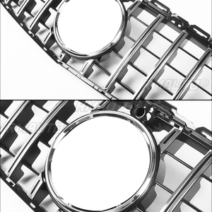 ตะแกรงกันชนหน้ารถสำหรับ Mercedes Benz C-Class C205 W205 2014-2018กระจังหน้าสไตล์รถแข่ง GTR C250 C220 C300 C350อุปกรณ์ตกแต่งรถยนต์ - Product Image 4