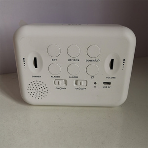 Đồng Hồ Báo Thức Có Đèn LED Hai Màu, Có Thể Sạc Lại Bằng Âm Thanh Thiên Nhiên, Đồng Hồ Báo Thức Gương Vát - Product Image 5