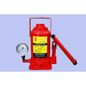 Cric hydraulique QYL 20T avec manomètre, capacité de levage de 20 tonnes pour usage en construction - Product Image 1