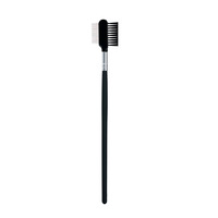 Séparateur de cils à double usage Peigne à sourcils en acier avec couvercle Mascara Lift Curl Metal Brush Beauty Eyelashes Makeup Tool