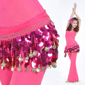 Popular Dança do Ventre Traje Cachecol Quadril para As Mulheres Vestido para Estilos Personalizados Adultos Desempenho Stage & Dancerwear 100 Peças - Product Image 3