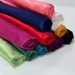 Tissus en gros Doublure à rayures Jacquard Soie froissée extensible Rouleau d'images Digital Polyester Premium <span class=keywords><strong>Armani</strong></span> Tissu Satin - Product Image 1