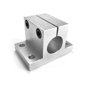 Pack Of 2 Aluminum Shaft <strong>Bracket</strong> Flange Connector <strong>Clamps</strong> Strut <strong>Clamps</strong> <strong>Brackets</strong> For Equipment Stands Side Mounting 10 12 15 16 20 - Product Image 5
