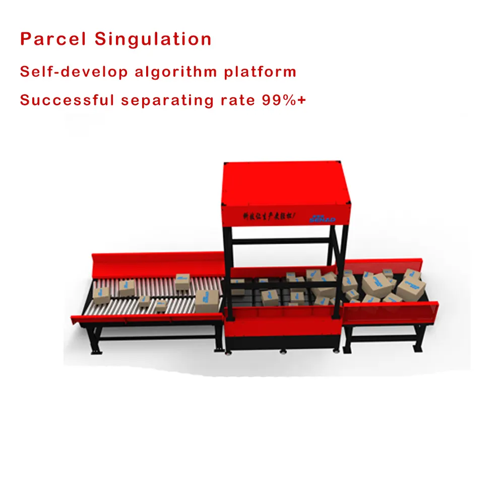 Pakket Singulator En Sorteersysteem, Pakket Singulerende Apparatuur Voor Dws Sorteertransportband