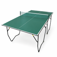 Table de ping-pong pliable d'intérieur avec filet pour la maison, le club, l'école, logo personnalisé, OEM, vente en gros