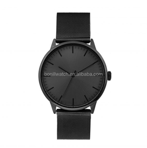 BONILL nouveautés <span class=keywords><strong>montre</strong></span> à <span class=keywords><strong>quartz</strong></span> en acier inoxydable de luxe pour hommes d'affaires 3BAR mouvement citoyen lumineux résistant à l'eau - Product Image 2