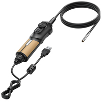 THINKCAR TES102 Endoscope USB flexible, caméras vidéo industrielles étanches pour usage professionnel, certifié CE, outil d'inspection automobile